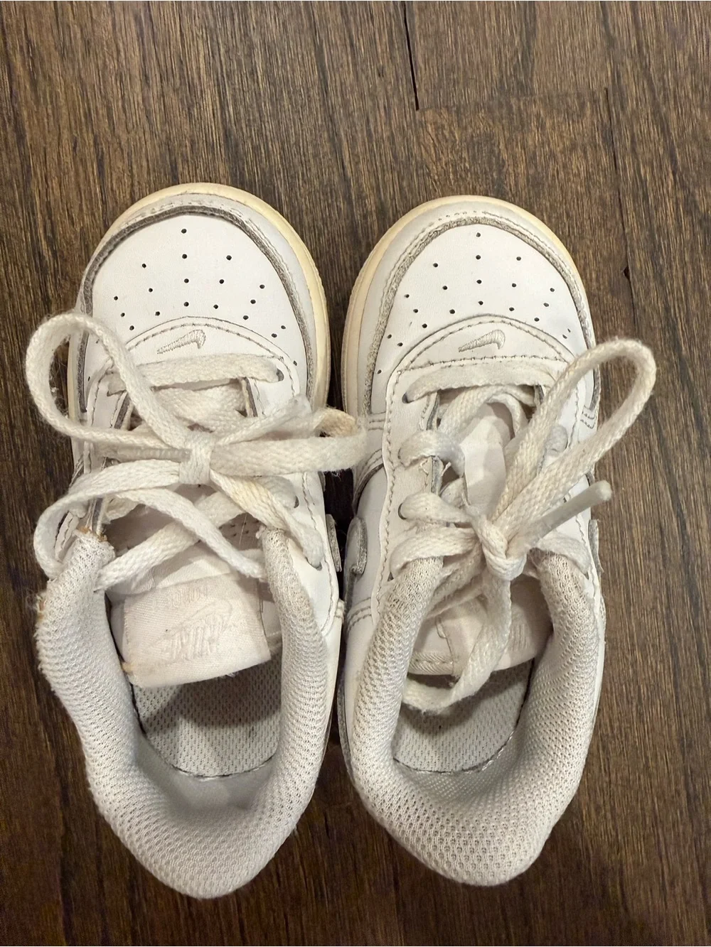 Nike Kids White Low-Top Sneakers